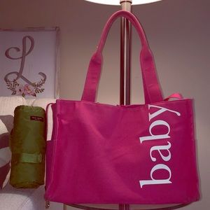 Kate Spade canvas diaper bag